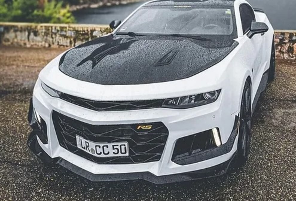 ბამპერის კომპლექტი CAMARO 2016-2018 ZL1 წინა ნისლის ფარის კანტებთან ერთად